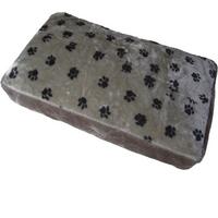Hundekissen Silvio Lxbxh: 35x60x8 Cm Grau - Grau, KONVENTIONELL, Textil (35/60/8cm) - MID.YOU