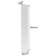 Spiegeltür Unit B: 45,3 cm Klarspiegel/Alufarben - Alufarben, MODERN, Holzwerkstoff (45,3/232,6/1,8cm) - Ondega