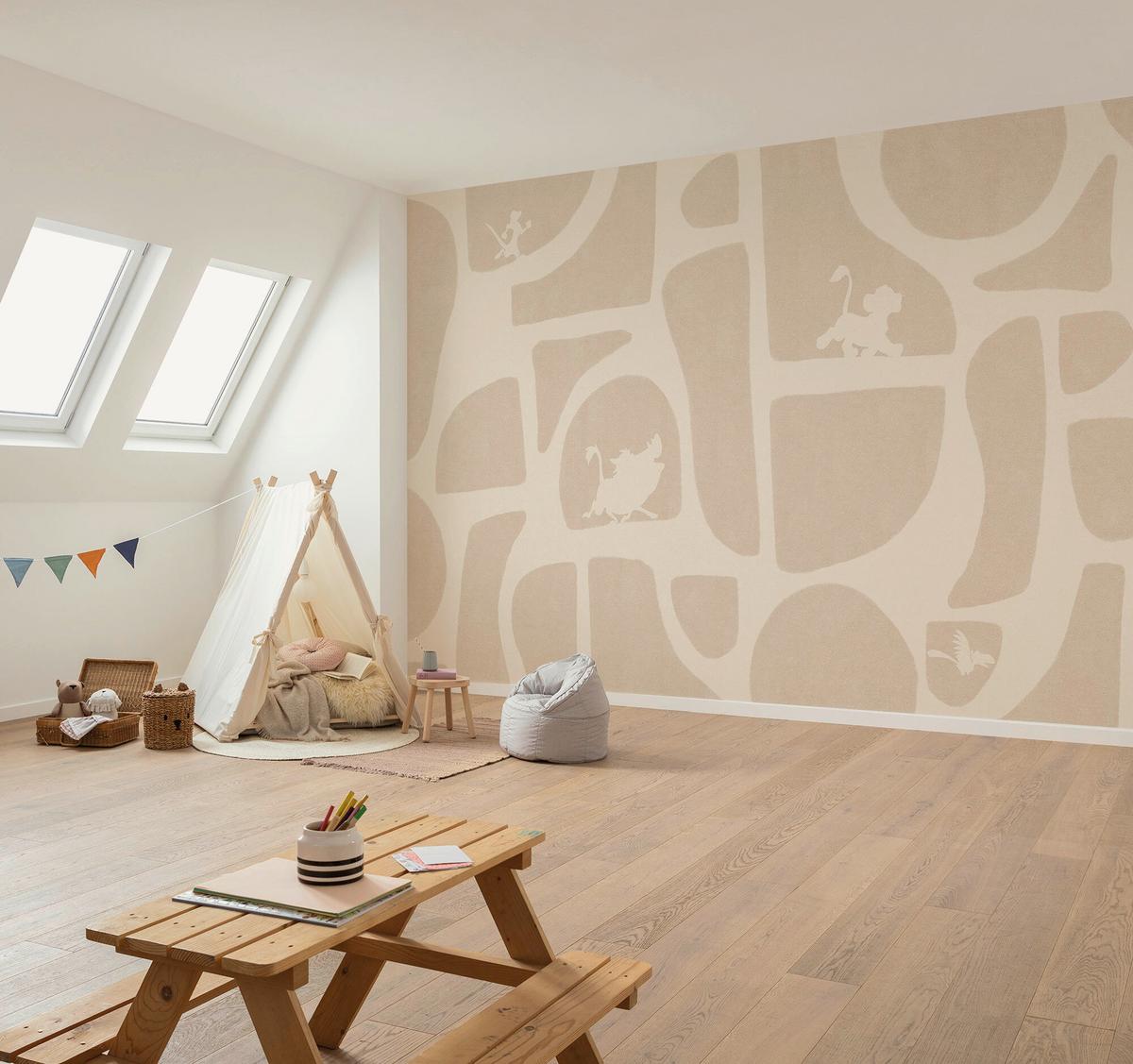 Vliestapete König Der Löwen Multicolor, B/H: 400x250cm - Multicolor, Basics, Papier (400/250cm) - Disney