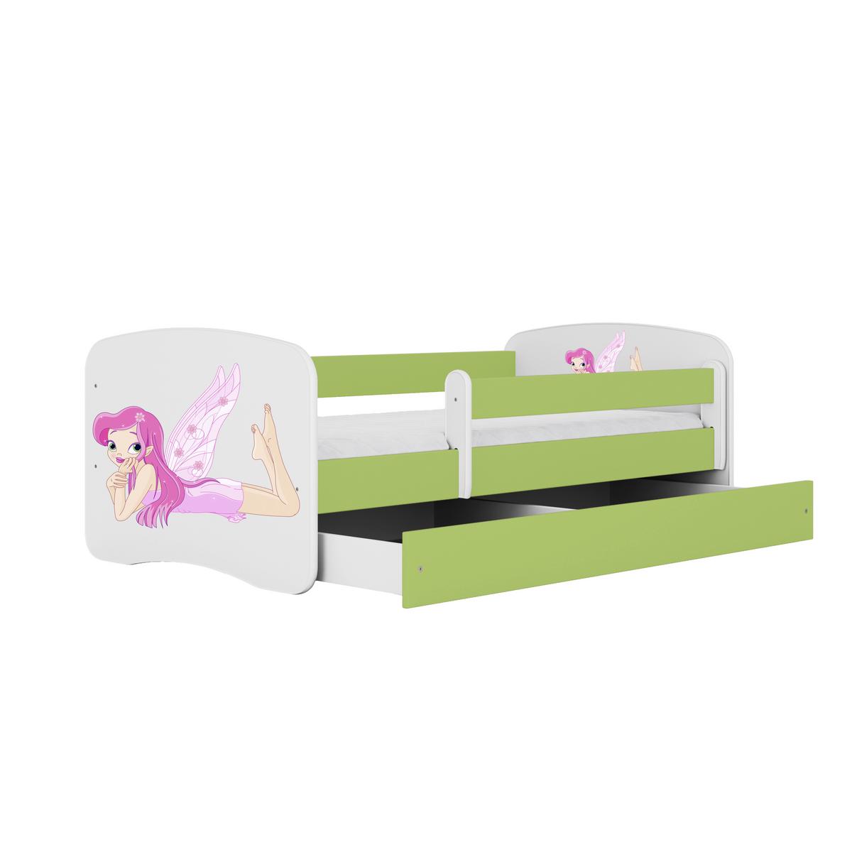 Kinder-/Juniorbett Babydreams Inkl. Matratze 80x160 - Birkefarben/Weiß, MODERN, Holz/Holzwerkstoff (80/160cm) - MID.YOU