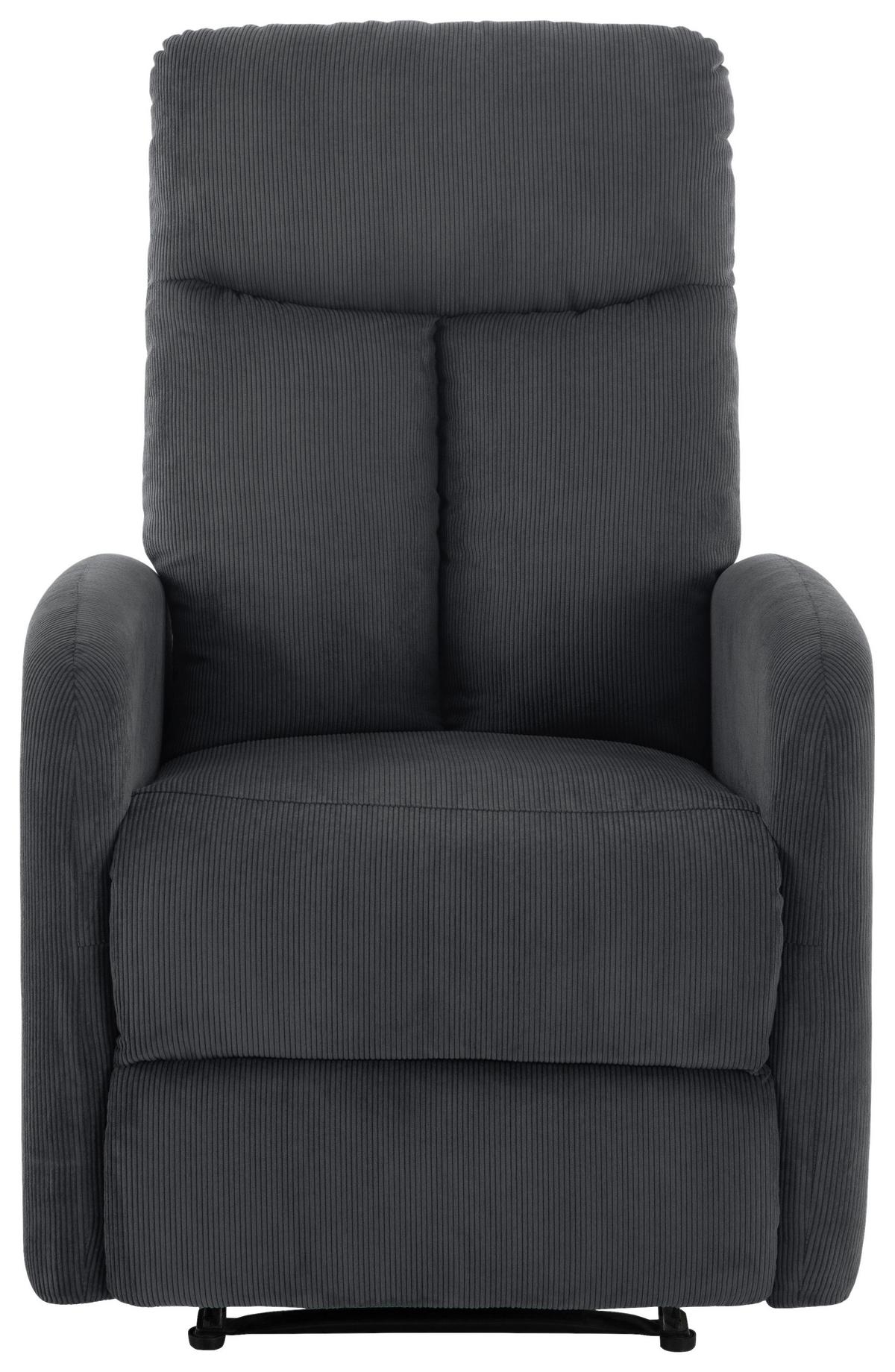 Fernsehsessel Helsinki Dunkelgrau, B: 69 Cm - Dunkelgrau, MODERN, Holz/Textil (69/101/88cm)