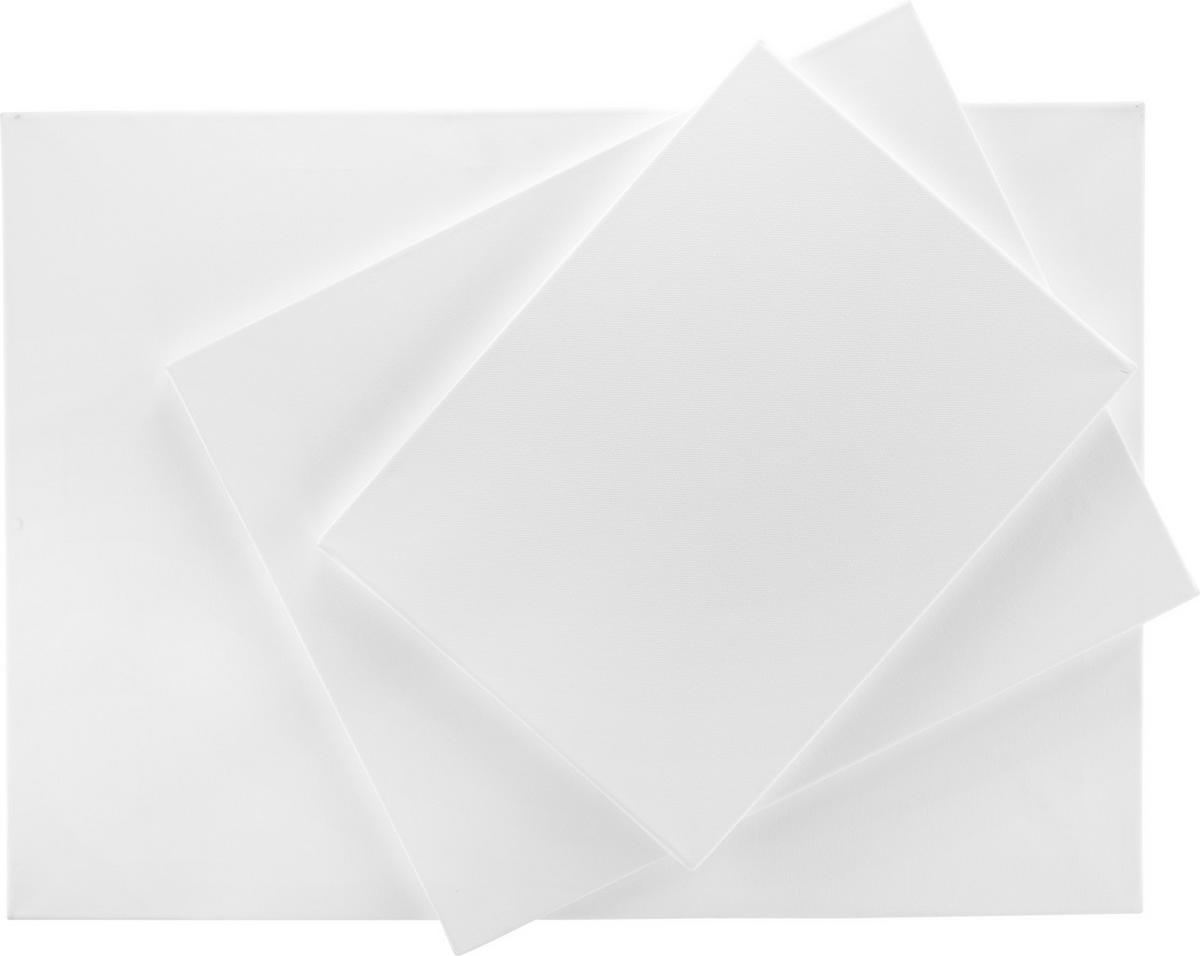 Maliarské plátno Artist Canvas, 3ks/bal. - biela, drevo/kompozitné drevo (30/40cm) - Modern Living