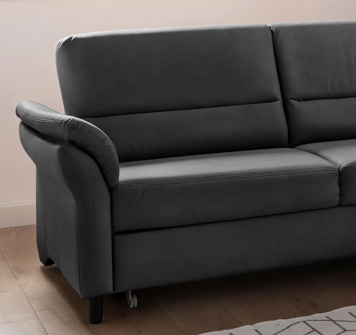 Ecksofa Cavoli, Schwarz S: 279x176 cm - Schwarz, MODERN, Textil (279/176cm) - Livetastic