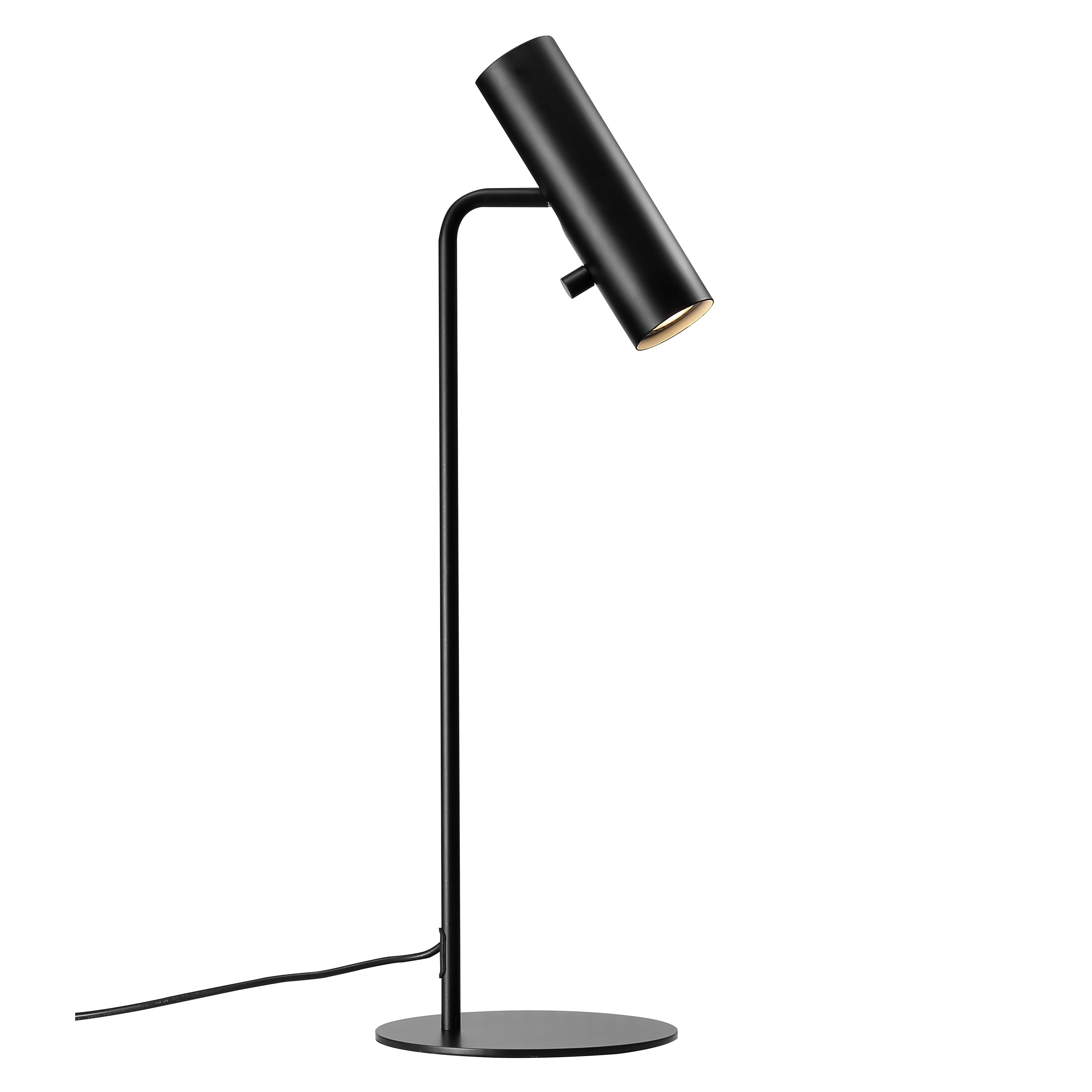 Tischleuchte Mib Schwarz D: 6 cm - Schwarz, Design, Metall (6/66cm) - Nordlux