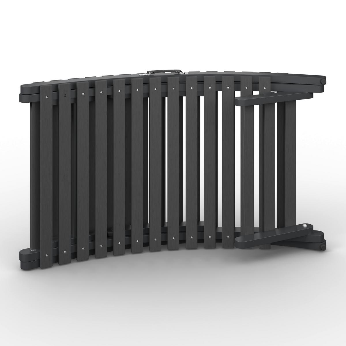 ZAHRADNÍ LEHÁTKO BELINDA - šedá/tmavě šedá, Moderní, kov/textil (180/54/70cm) - Bessagi Garden