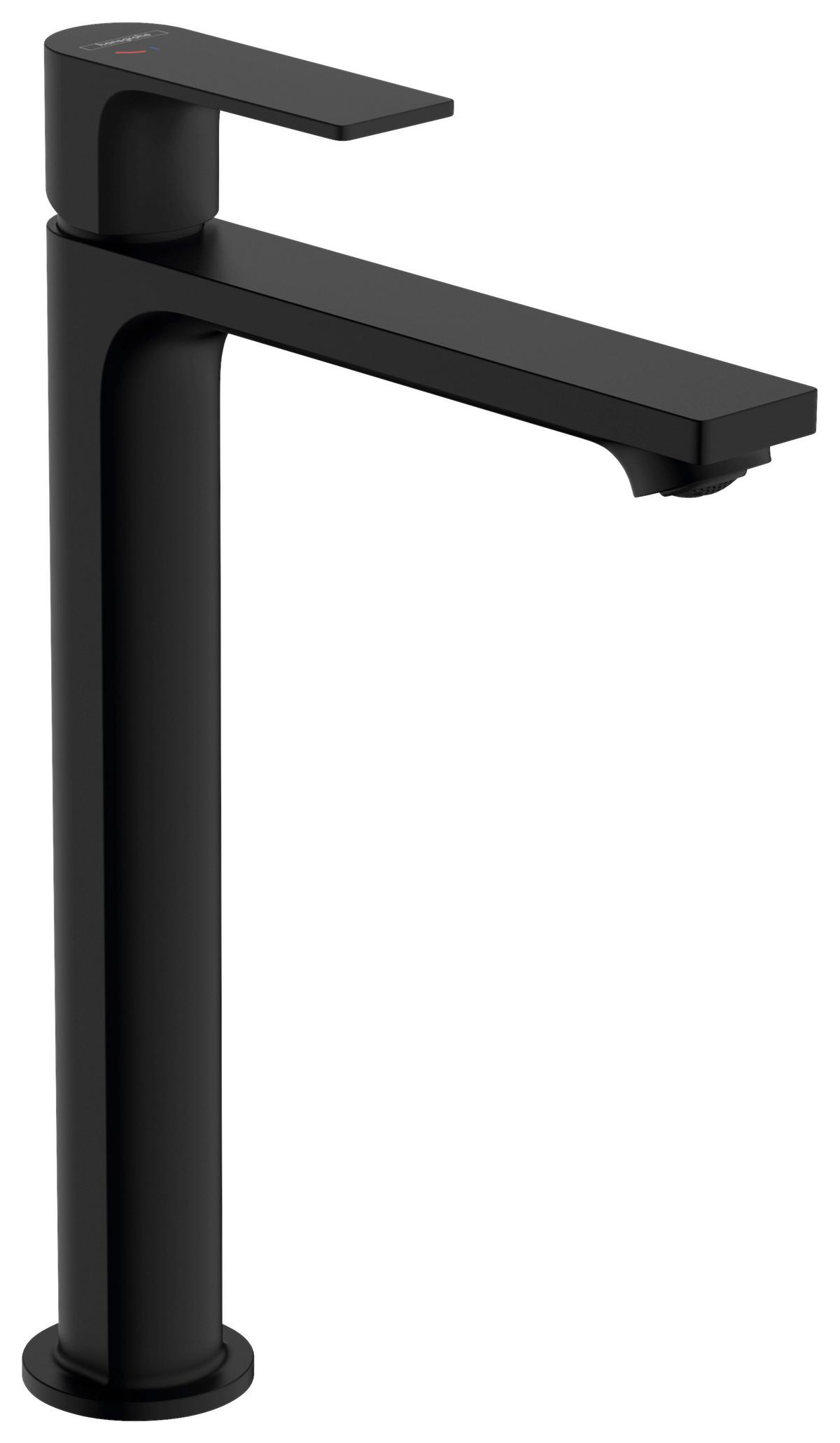 Waschtischarmatur Rebris E Schwarz Matt H: 30,3 cm - Schwarz, Basics, Metall (5,2/30,3/19,5cm) - Hansgrohe