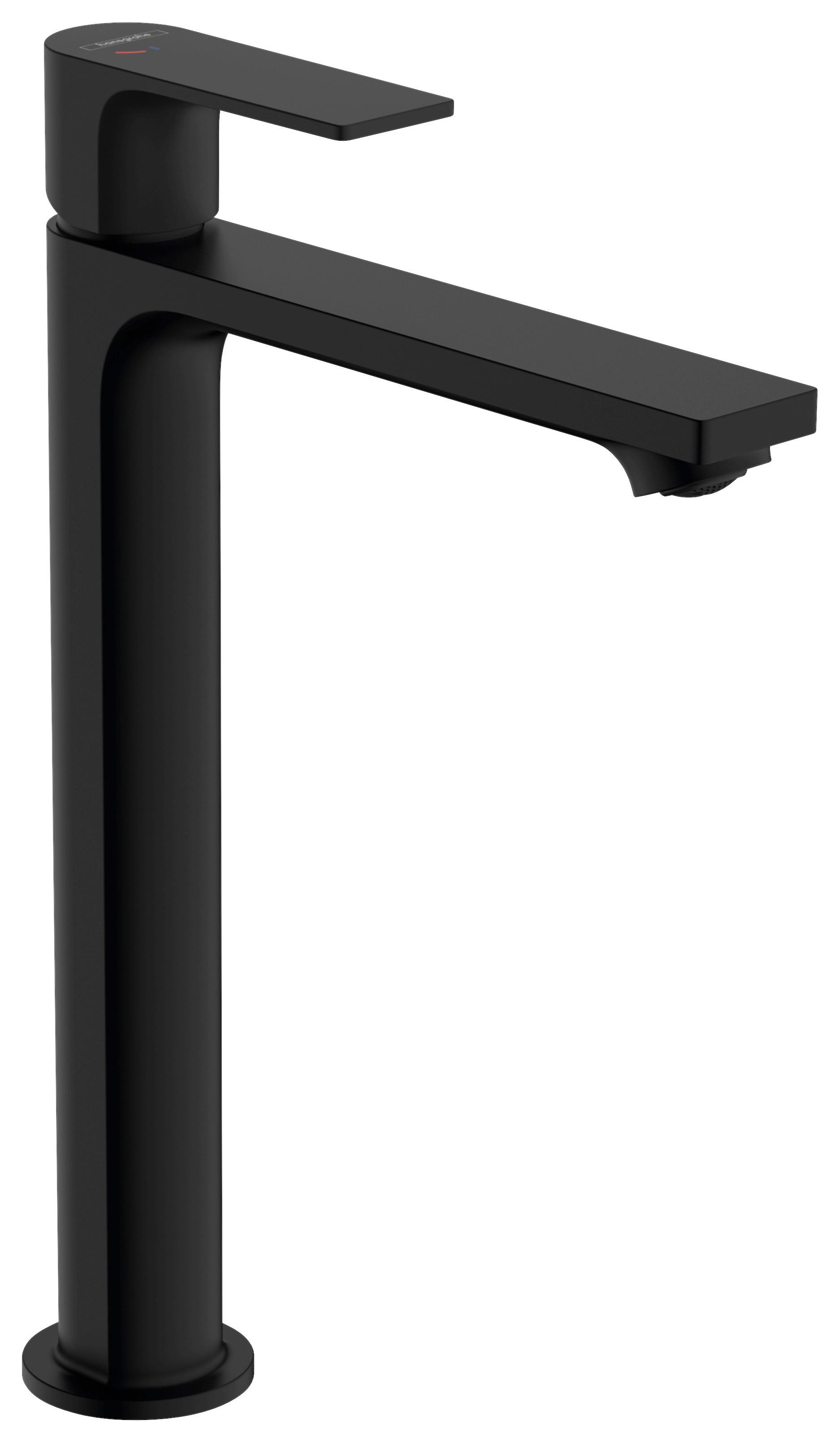 Waschtischarmatur Rebris E Schwarz Matt H: 30,3 cm