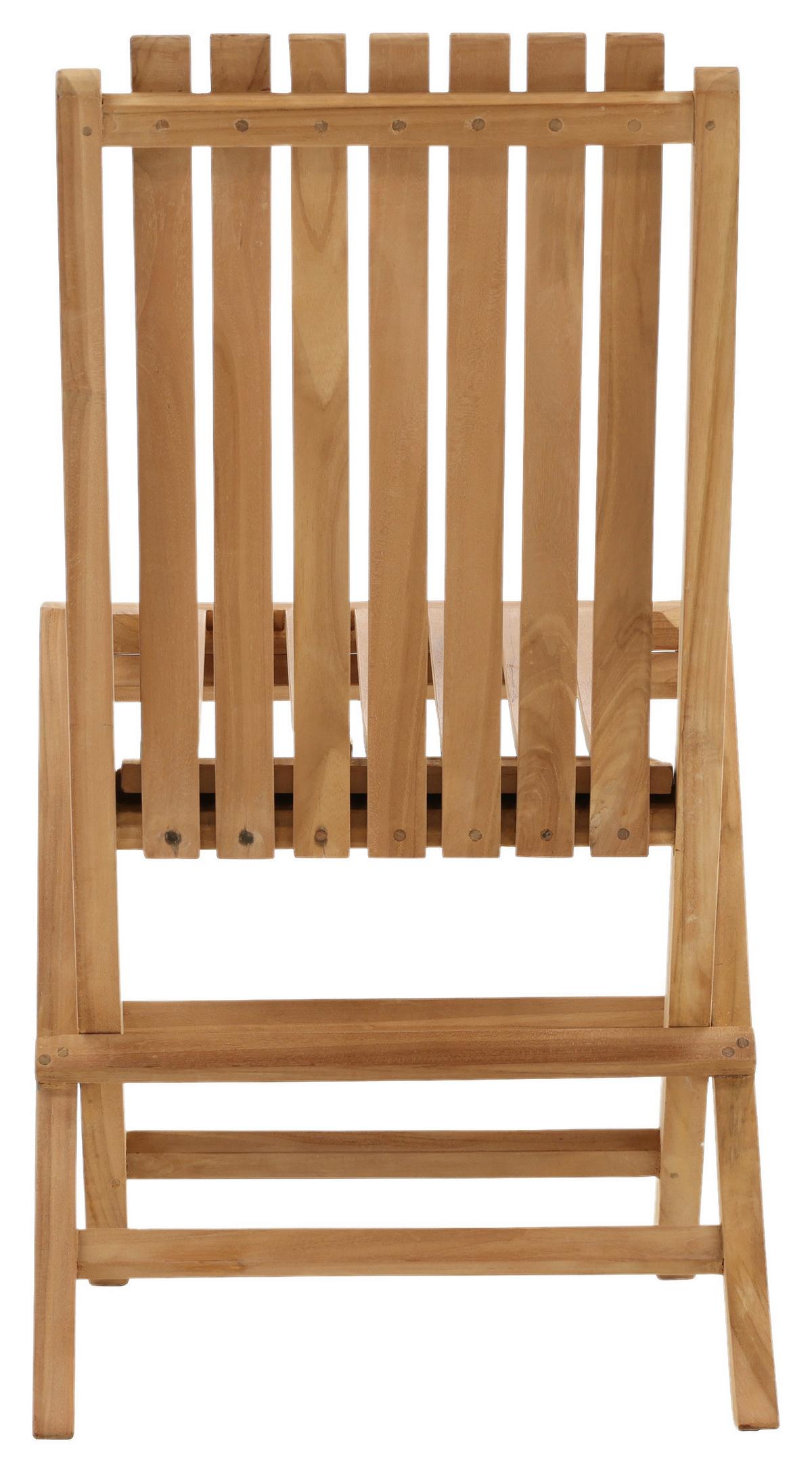 Gartensessel Klappbar Ghana Holz - Teakfarben, KONVENTIONELL, Holz (43/98/47cm) - Gardenson