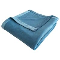 KUSCHELDECKE ILKA - Blau, MODERN, Textil (150/200cm) - Luca Bessoni