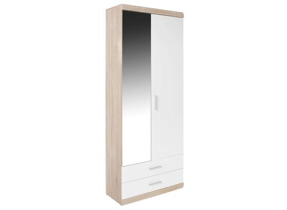 Előszoba Szekrény Imperial - tölgy színű/fehér, modern, faanyagok (80/196/36cm) Előszoba Szekrény Imperial - tölgy színű/fehér, modern, faanyagok (80/196/36cm)