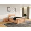 Bett Zeno Kernbuche 100x200 Cm - Kernbuche, MODERN, Holz (100/200cm) - MID.YOU