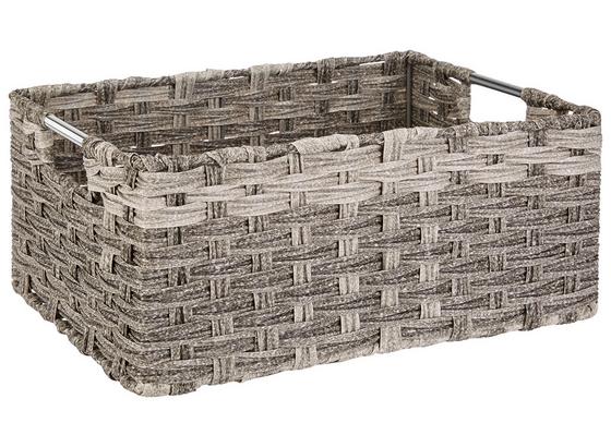 Regalkorb Jandra - Grau, ROMANTIK / LANDHAUS, Kunststoff/Metall (36/16/26cm) - James Wood Regalkorb Jandra - Grau, ROMANTIK / LANDHAUS, Kunststoff/Metall (36/16/26cm) - James Wood