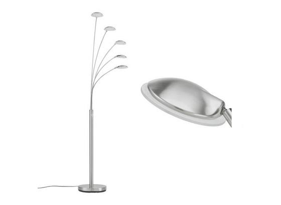Led Stojacia Lampa Boris - biela/strieborná, Konvenčný, kov/plast (28/179cm) - Mömax modern living Led Stojacia Lampa Boris - biela/strieborná, Konvenčný, kov/plast (28/179cm) - Mömax modern living