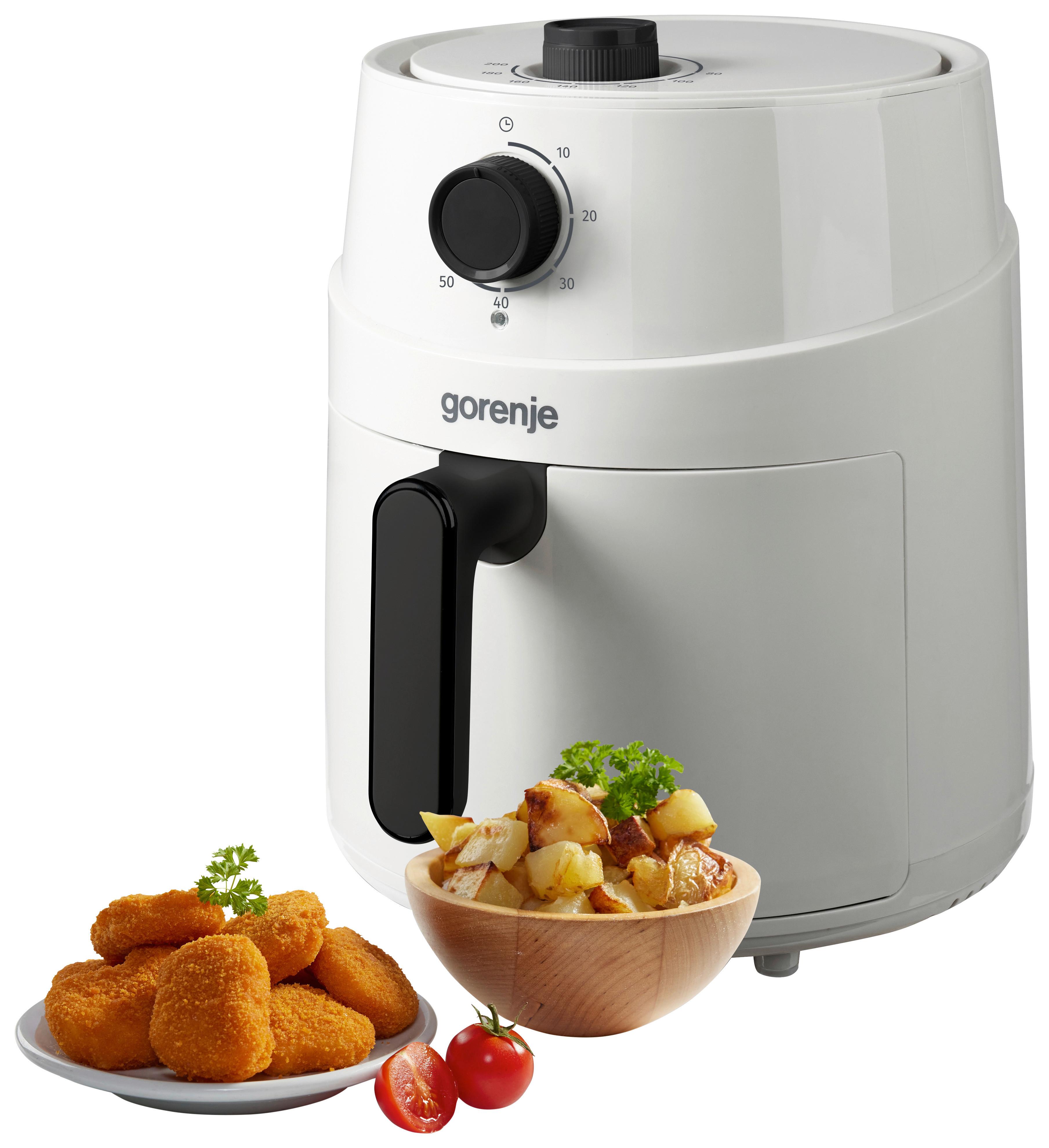 Heißluftfritteuse, 4,5liter Af1300xg - Weiß, Basics, Kunststoff/Metall (26/31,3/31,7cm)