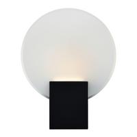 Wandleuchte Hester Schwarz D: 20 Cm - Schwarz, Design, Glas/Metall (20/25,5cm) - Nordlux