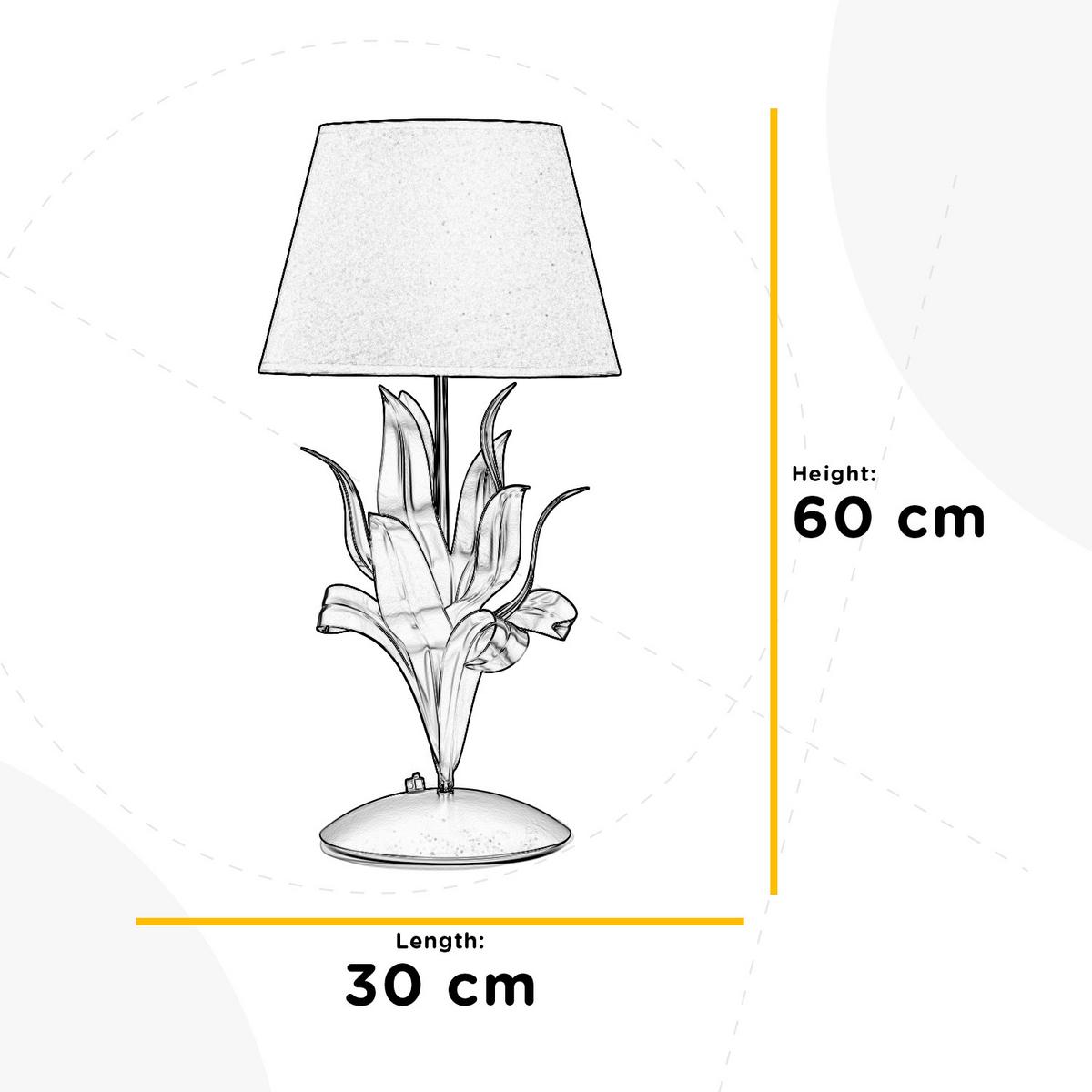 Tischleuchte Drusilla Schwarz Messingfarben L: 30 cm - Messingfarben/Schwarz, Basics, Kunststoff/Textil (30/20/60cm)