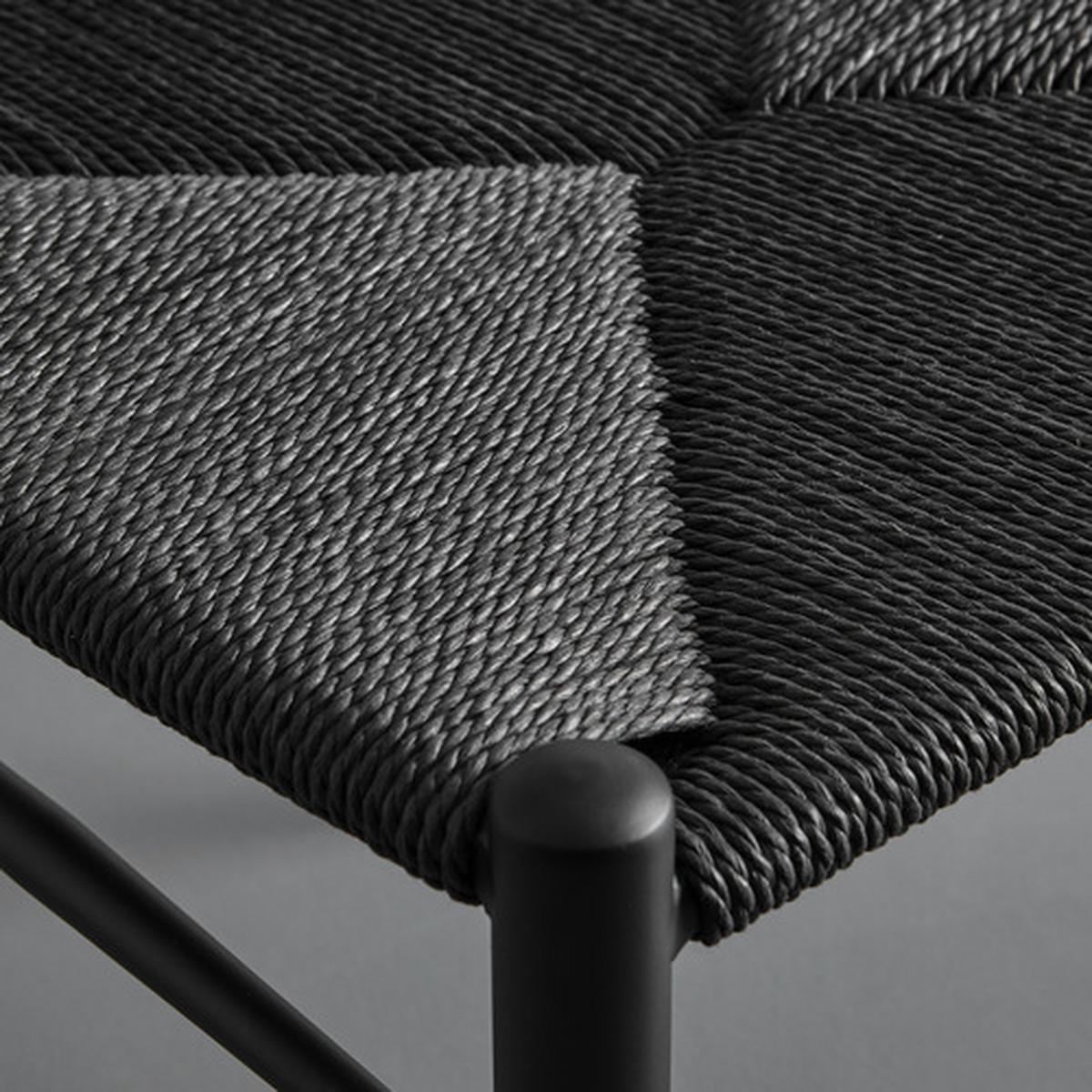 Kovová jedálenská stolička MONIKA čierna - čierna, Modern, kov (55/77,5/51cm) - Bessagi Home