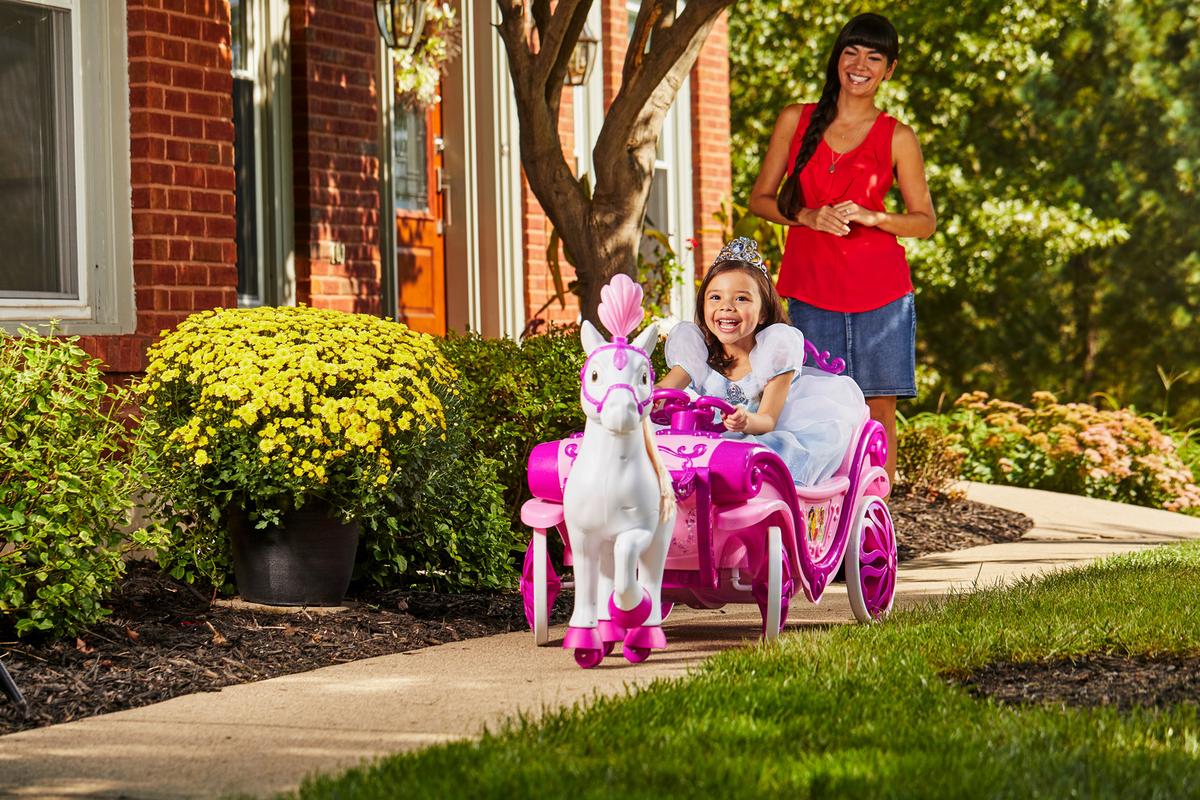 Spielfahrzeug Huffy Princess Carriage 6v - Pink, Basics, Kunststoff (58/69/155cm)