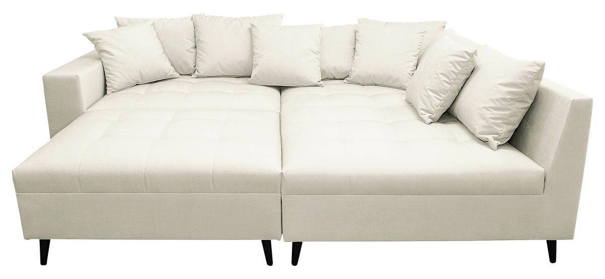 Ecksofa Pruno Hellgrau S: 247x174 Cm - Hellgrau/Schwarz, Design, Textil (247/174cm) - MID.YOU