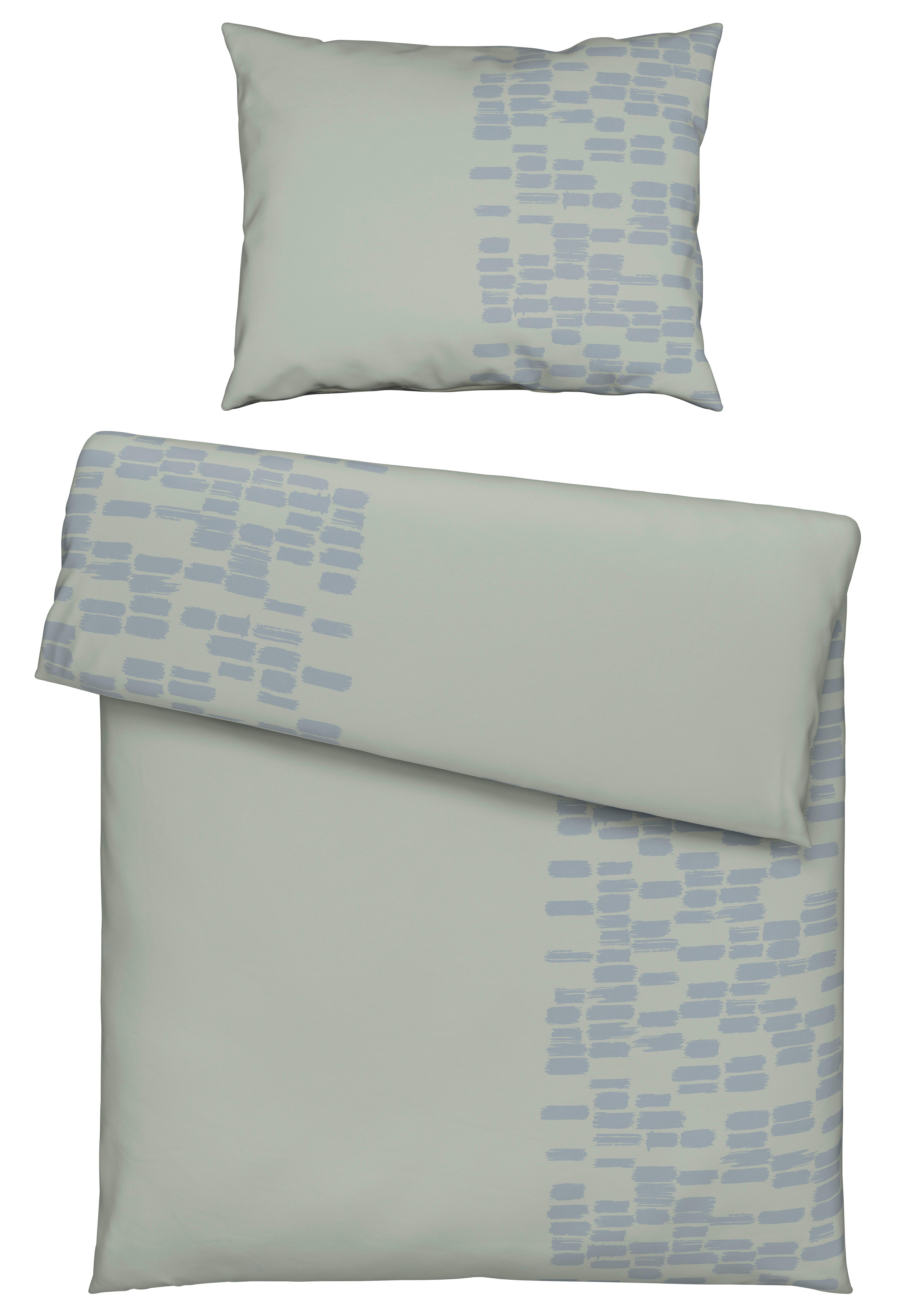 Posteľná bielizeň Brush Strokes, 70/90 140/200cm - sivá, textil (140/200cm) - Modern Living