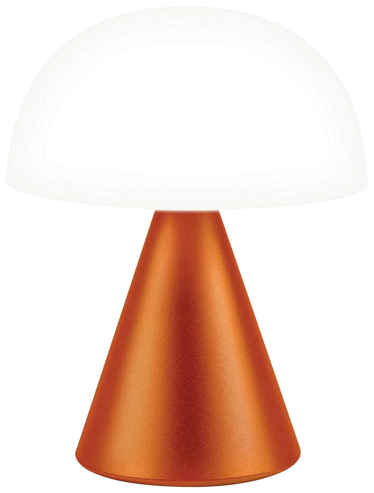 Akku-tischleuchte Lexon Mina L - Orange, Design, Kunststoff/Metall (14/17/14cm)
