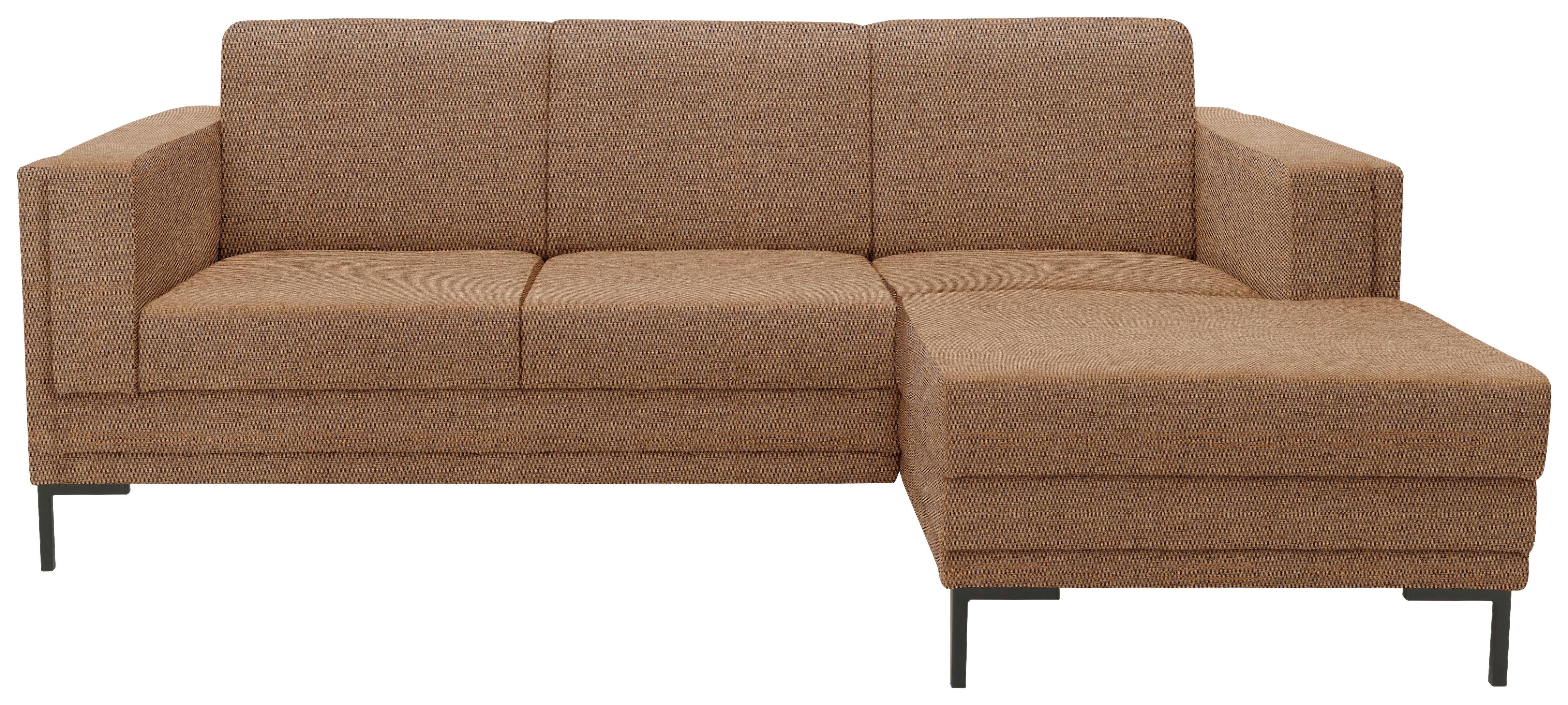Ecksofa Looks Vii - Messingfarben/Schwarz, Design, Textil (214/146cm) - LOOKS by W.Joop