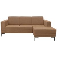 Ecksofa Looks Vii - Messingfarben/Schwarz, Design, Textil (214/146cm) - LOOKS by W.Joop