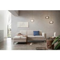 Ecksofa Looks Vii - Beige/Schwarz, Design, Textil (214/146cm) - LOOKS by W.Joop