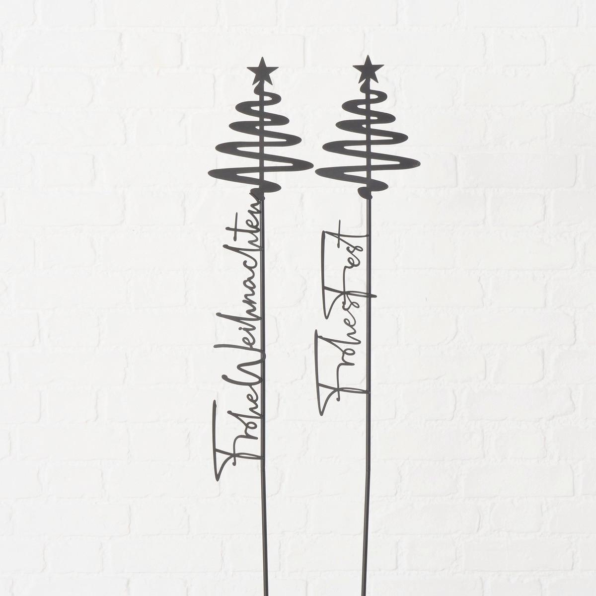 Leszúrható Kerti Dekoráció Gartenstab - fekete, Basics, fém (18/120/1cm) - Luca Bessoni