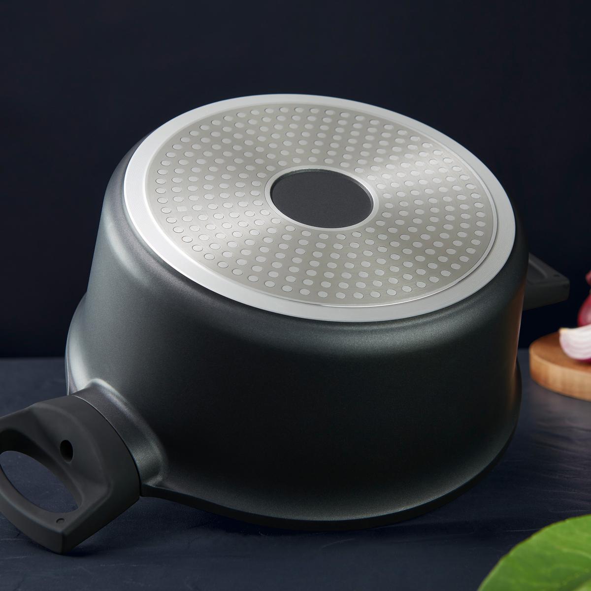 Hrnciec Black Line, 4,4l - čierna/číra, Konventionell, kov/plast (24/11,4cm) - Gourmesto