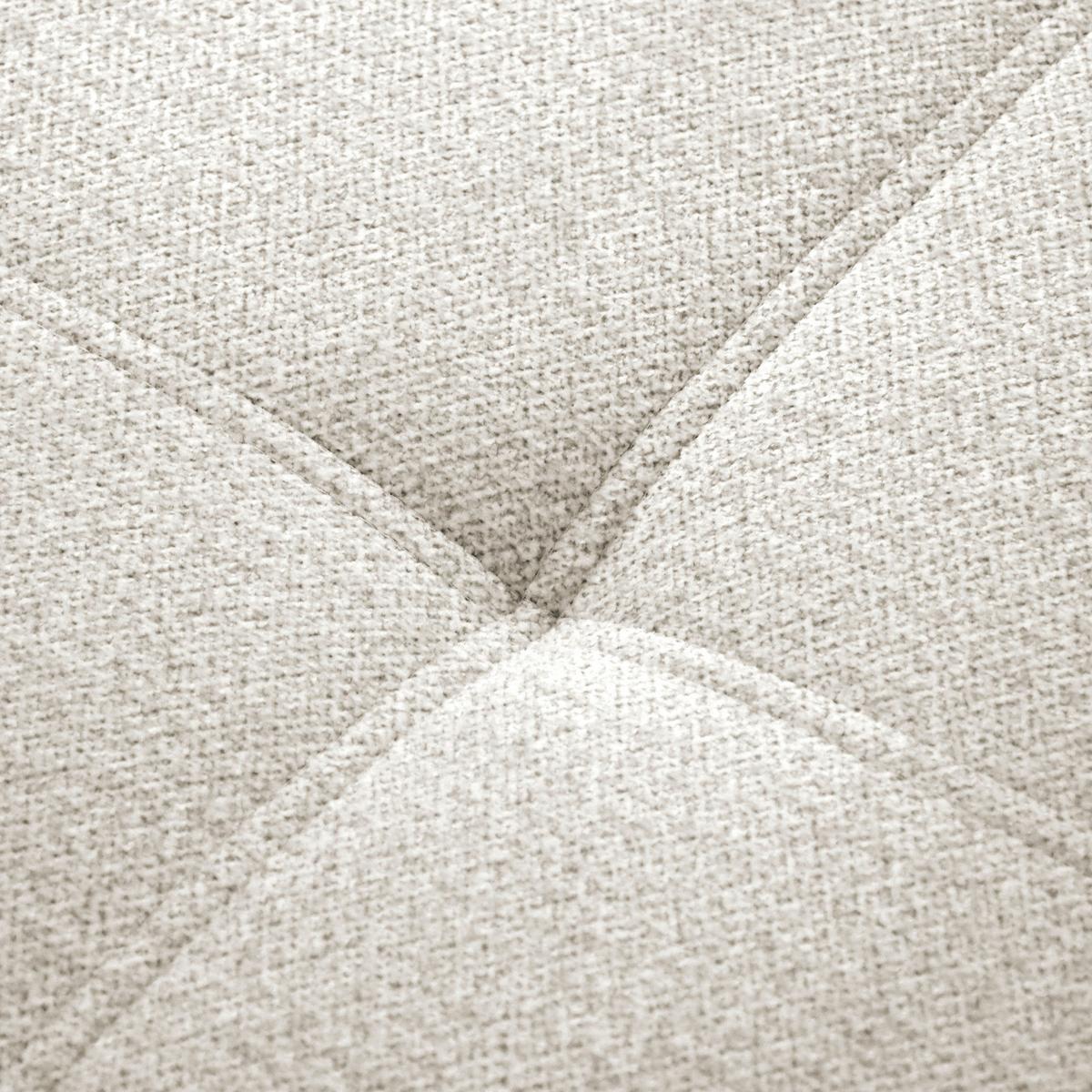 Sedacia súprava SIERRA, pravá, béžová ženilka - čierna/béžová, Modern, kov/textil (181/364/230cm)