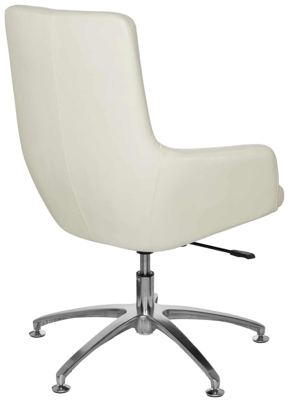 Besucherstuhl Shake 300 Cremefarben - Chromfarben/Creme, MODERN, Textil/Metall (60/108/48cm) - MID.YOU