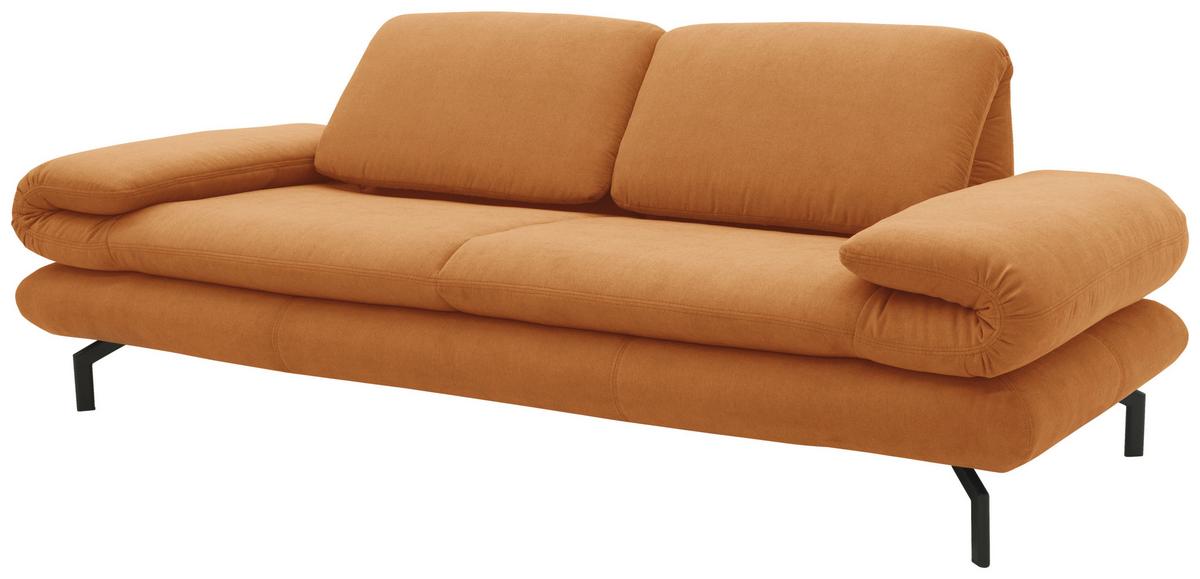 2-Sitzer-Sofa Looks Xiii Honig - Schwarz/Honig, Design, Textil (204/83/98cm) - LOOKS by W.Joop