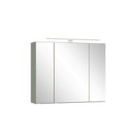 SPIEGELSCHRANK Verona Schilfgrün B: 80cm - Schilfgrün/Wildeiche, Trend, Glas/Holzwerkstoff (80/64/20cm) - Held
