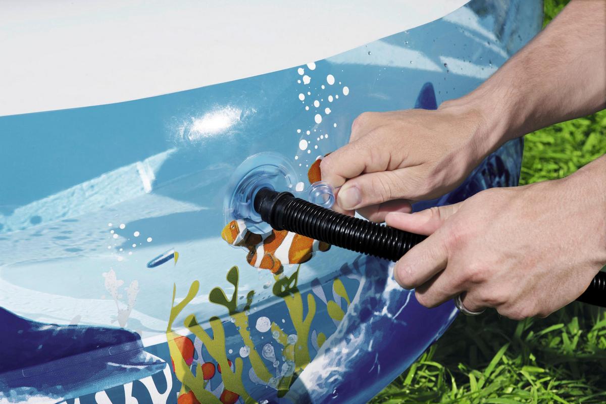 Spielpool Sea Ground L/B/H: ca. 262/157/46 cm - Multicolor, Kunststoff (262/157/46cm) - Bestway