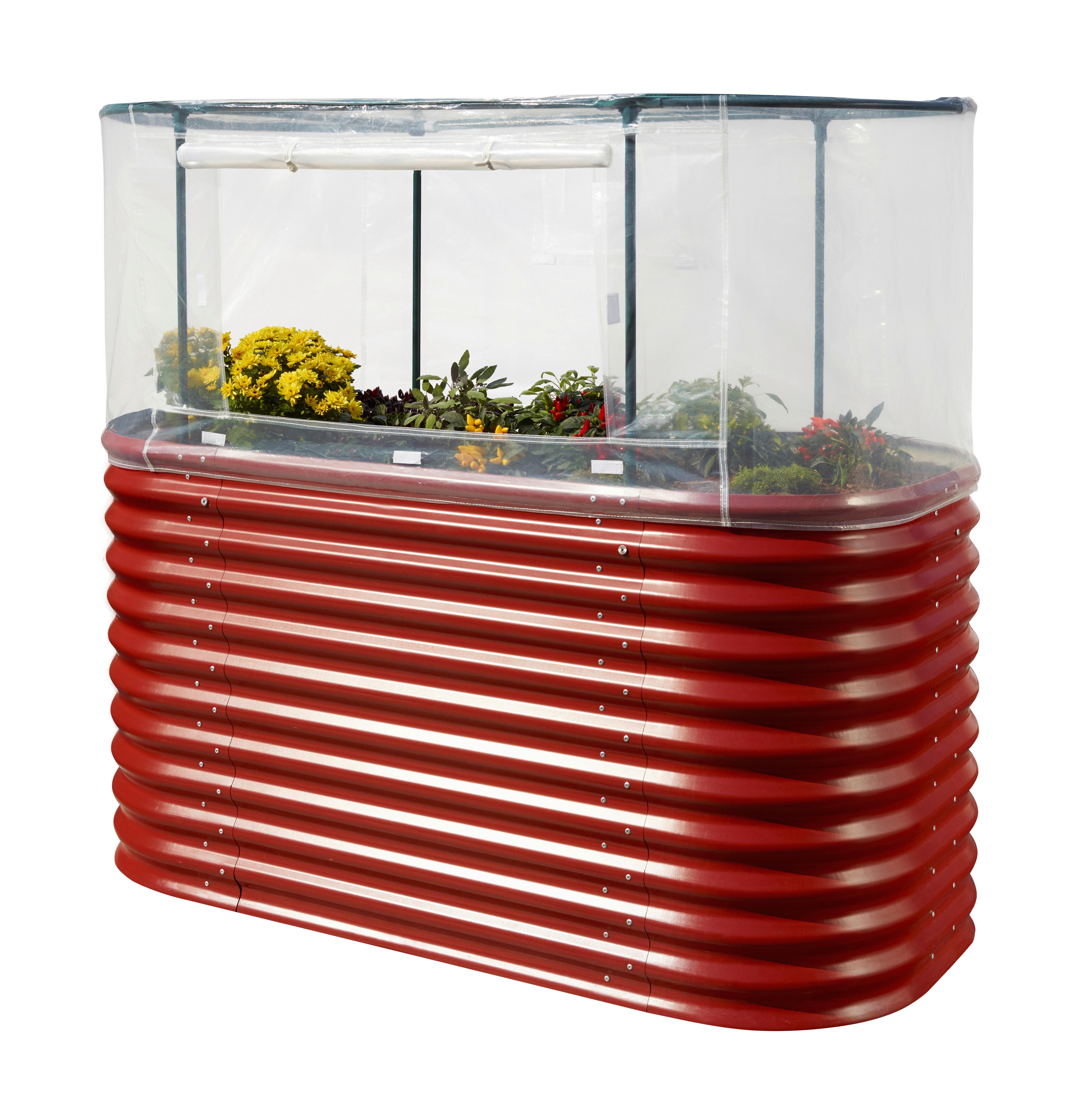 Hochbeet-Erweiterung Abdeckung für Vita Basic - Transparent, Basics, Kunststoff (76/164cm)