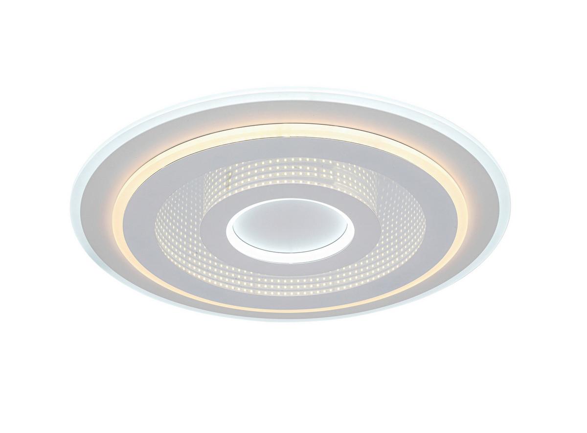 STROPNÍ LED SVÍTIDLO BIRTU - bílá, Moderní, kov/plast (49/4,3cm) - Mömax