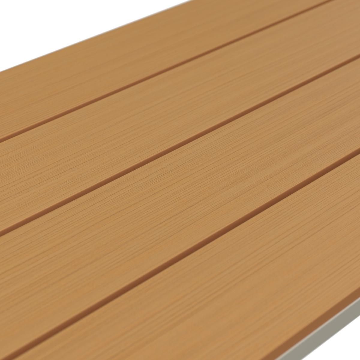 Loungegarnitur Palermo - Naturfarben/Grau, MODERN, Kunststoff/Textil (219/148cm) - Beldano