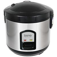 Rizsfőző Richard - nemesacélszínű/fekete, Basics, műanyag/fém (23/22,3/23,1cm) - Bono