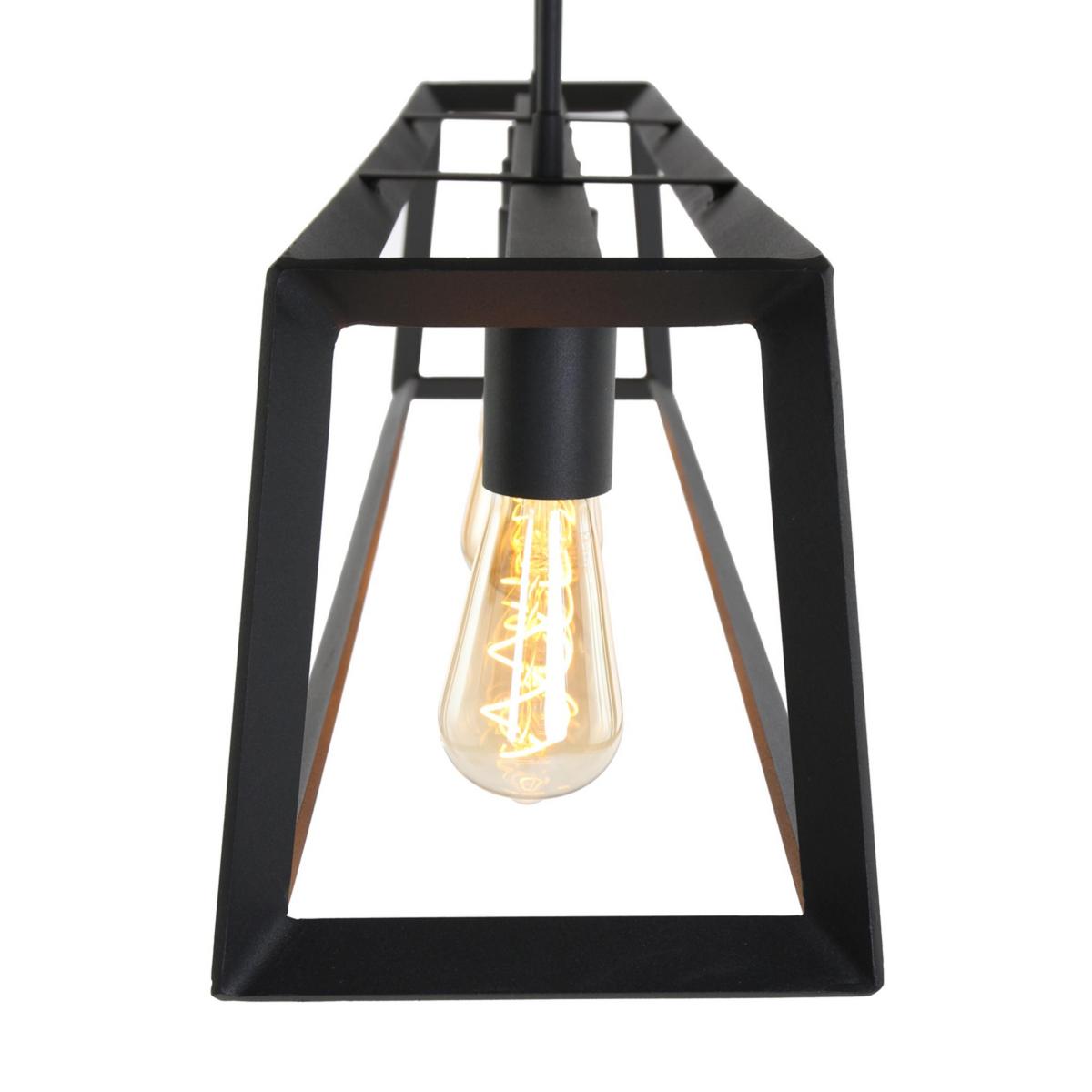 Pendelleuchte Buckley - Schwarz, Trend, Metall (20/90/100cm)