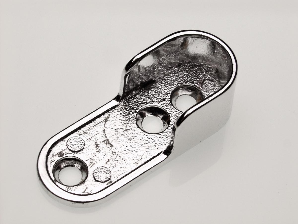Rúdtartó 10015511605 - nikkel, fém (4,3/1,9cm)