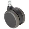 Bürostuhlrollen Rolo No-noise Schwarz Ø 7,5 Cm 5er-Set - Schwarz/Grau, Basics, Kunststoff/Metall (5,2/8,3/7,5cm) - MID.YOU