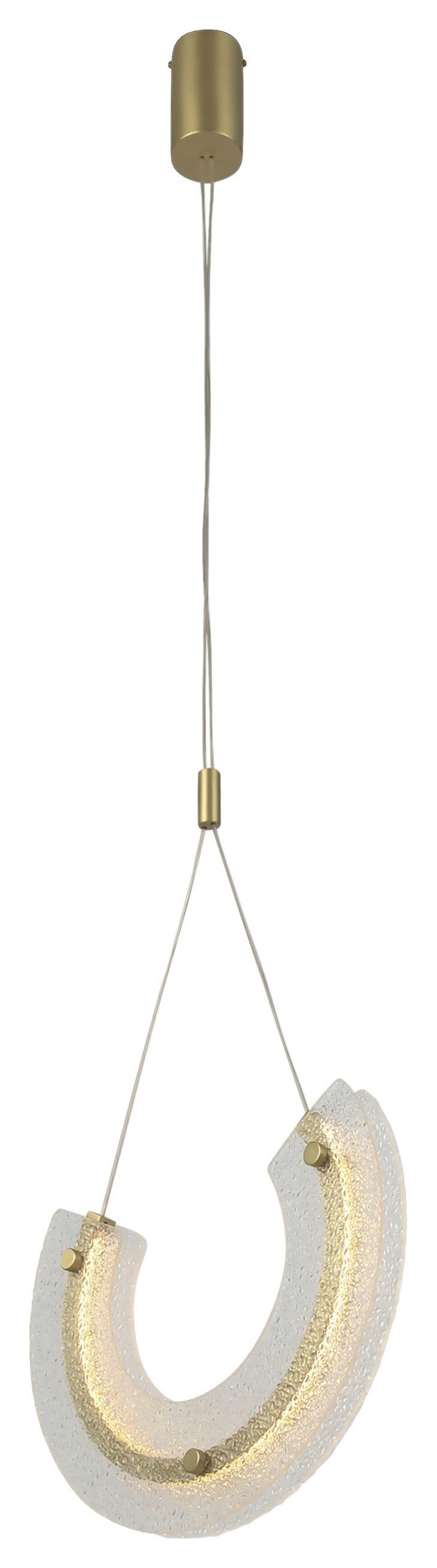 Pendelleuchte Maya - Goldfarben, Basics, Glas/Metall (6/36/32cm) - MAYTONI