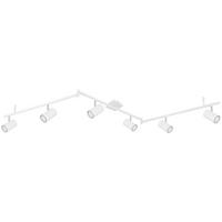Spotlámpa 57910-6w - fehér, Design, fém (180/10/18,5cm) - Globo