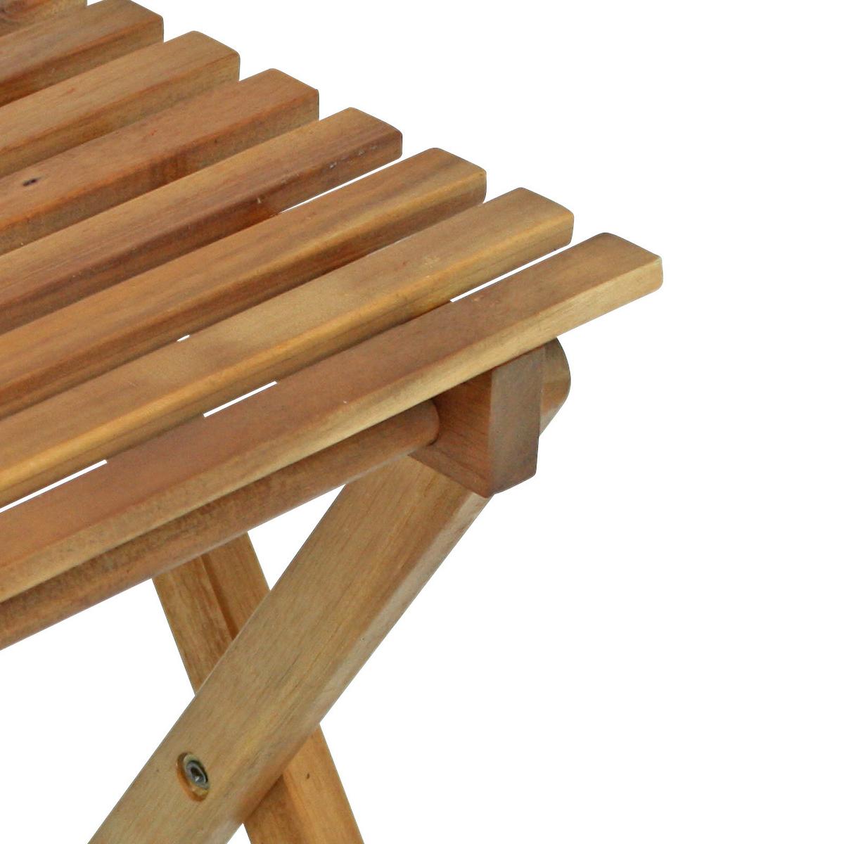 Klapphocker Tacoma - Braun, Basics, Holz (29/37/26,5cm)