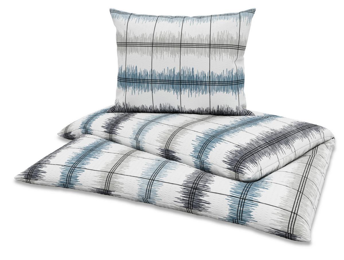 Ágyneműhuzat-garnitúra Aurelia - kék, Modern, textil (140/200cm) - Luca Bessoni