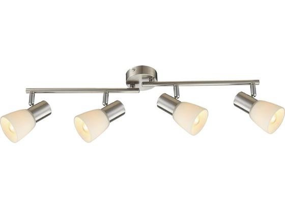 Strahler Pumba - Weiß, KONVENTIONELL, Glas/Metall (60/14cm) - Ombra Strahler Pumba - Weiß, KONVENTIONELL, Glas/Metall (60/14cm) - Ombra