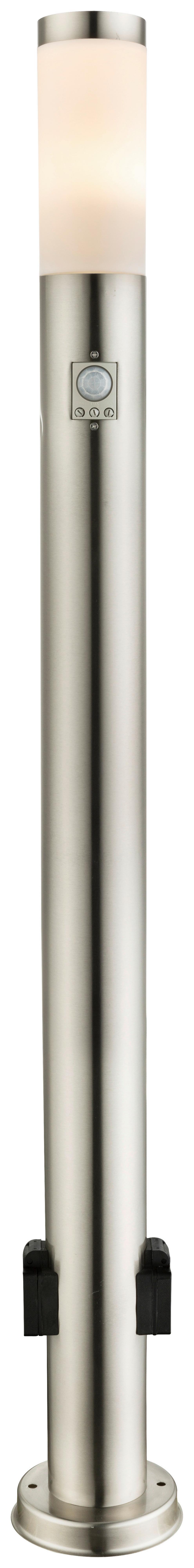 Led Außenleuchte Mit Bewegungsmelder Boston 60 Watt - Opal, Basics, Kunststoff/Metall (13,1qm) - Globo