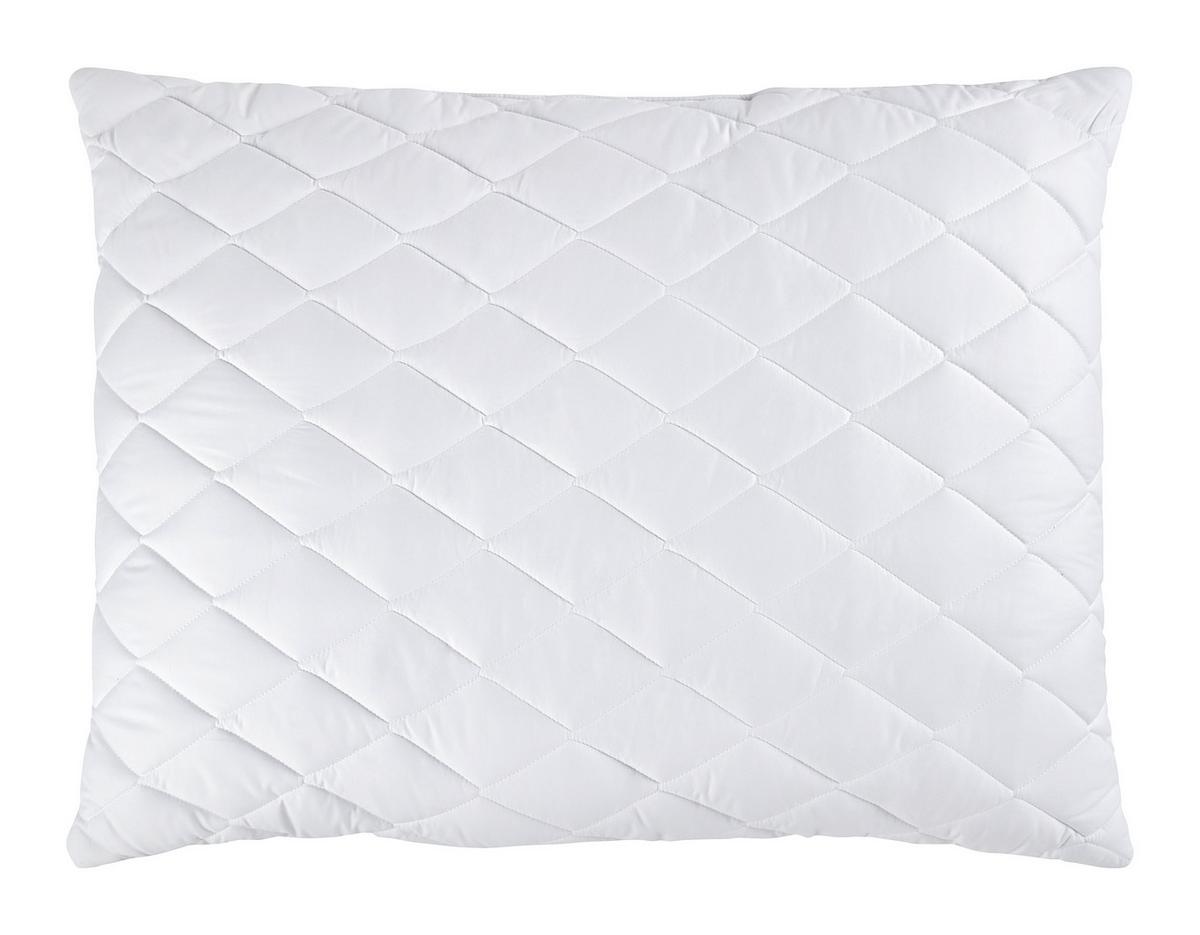 Polštář pod hlavu Vegan micro premium, 70/90cm - bílá, textil (70/90cm) - Nadana