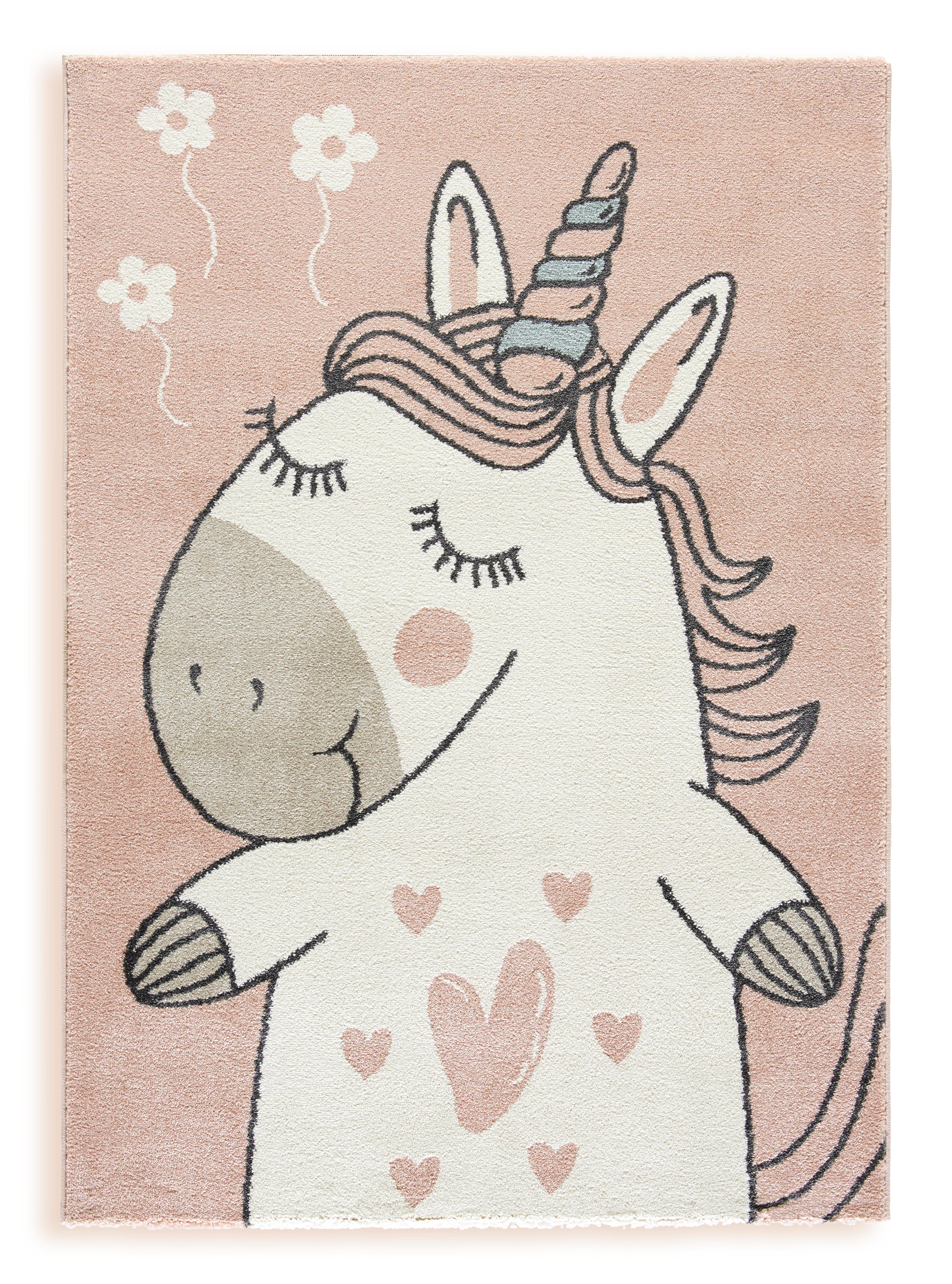 Gyerekszőnyeg Lea - Pink, modern, Textil (100/150cm) - Ombra